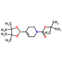 N-Boc-1,2,5,6-tetrahydropyridine-4-boronic acid pinacol ester Structure