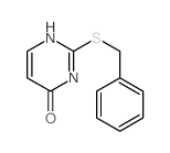 4(3H)-Pyrimidinone,2-[(phenylmethyl)thio]- Structure