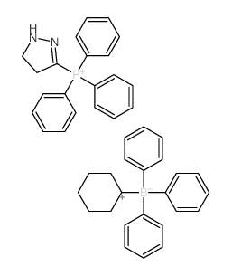 cyclohexyl-triphenyl-boron; 4,5-dihydro-1H-pyrazol-3-yl-triphenyl-phosphanium Structure