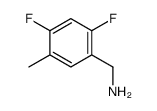 Benzenemethanamine, 2,4-difluoro-5-methyl- (9CI) Structure