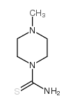 4-甲基哌嗪-1-硫代羧胺结构式