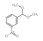 Benzene,1-(dimethoxymethyl)-3-nitro- Structure