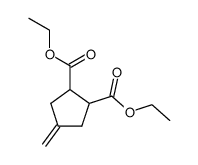 diethyl 4-methylenecyclopentane-1,2-dicarboxylate Structure