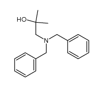1-dibenzylamino-2-methyl-propan-2-ol Structure