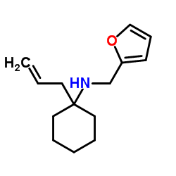 (1-ALLYL-CYCLOHEXYL)-FURAN-2-YLMETHYL-AMINE结构式