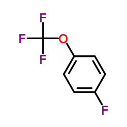 1-氟-4-(三氟甲氧基)苯结构式