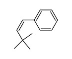 (Z)-1-(3,3-dimethylbut-1-enyl)benzene结构式