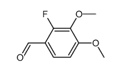 2-氟-3,4-二甲氧基苯甲醛结构式