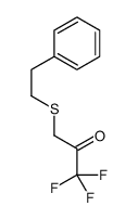 1,1,1-trifluoro-3-(2-phenylethylsulfanyl)propan-2-one Structure