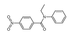 N-ethyl-4-nitro-N-phenylbenzamide Structure