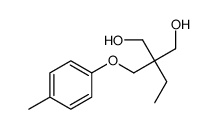2-ethyl-2-[(4-methylphenoxy)methyl]propane-1,3-diol Structure