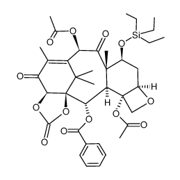 14β-羟基-13-氧基-7-O-(三乙基硅基)巴卡汀III 1,14-碳酸酯图片