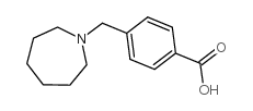4-(azepan-1-ylmethyl)benzoic acid Structure