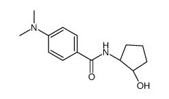 4-(dimethylamino)-N-[(1S,2R)-2-hydroxycyclopentyl]benzamide Structure