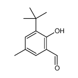 3-(Tert-butyl)-2-hydroxy-5-methylbenzaldehyde Structure