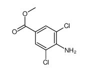 4-氨基-3,5-二氯苯甲酸甲酯结构式