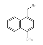 1-(bromomethyl)-4-methyl-naphthalene Structure