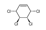 α-3,4,5,6-Tetrachlorocyclohex-1-ene结构式