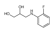 3-(2-fluoro-anilino)-propane-1,2-diol Structure
