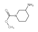 1-Piperidinecarboxylicacid,3-amino-,methylester(9CI) Structure