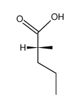(-)-2-methylpentanoic acid Structure