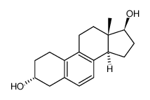 estratriene-(B)-diol-(3α.17β) Structure