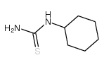 Thiourea, N-cyclohexyl- Structure