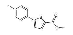 5-(P-TOLYL)THIOPHENE-2-CARBOXYLICACIDMETHYLESTER,96结构式