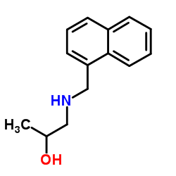 1-[(NAPHTHALEN-1-YLMETHYL)-AMINO]-PROPAN-2-OL结构式