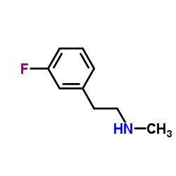 N-甲基-3-氟-beta-苯乙胺结构式