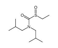 1-ethylsulfinyl-N,N-bis(2-methylpropyl)formamide Structure
