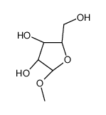 METHYL A-D-RIBOFURANOSIDE Structure