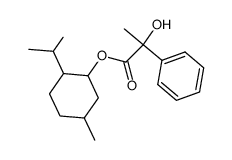 2-hydroxy-2-phenyl-propionic acid menthyl ester Structure