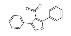 4-nitro-3,5-diphenyl-1,2-oxazole结构式