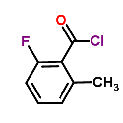 2-氟-6-甲基-苯甲酰氯结构式