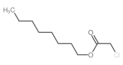 octyl 2-chloroacetate Structure