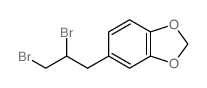5-(2,3-dibromopropyl)benzo[1,3]dioxole结构式