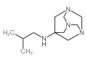 N-Isobutyl-1,3,5-triazatricyclo[3.3.1.1~3,7~]decan-7-amine Structure