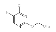 4-氯-2-乙氧基-5-氟嘧啶结构式