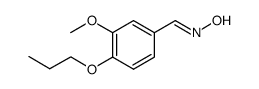 3-METHOXY-4-PROPOXY-BENZALDEHYDE OXIME Structure