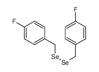 1-fluoro-4-[[(4-fluorophenyl)methyldiselanyl]methyl]benzene结构式