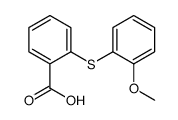 2-(2-methoxyphenyl)sulfanylbenzoic acid Structure