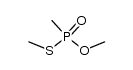 Methylthiophosphonic acid O,S-dimethyl ester Structure