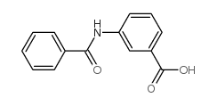 3-苯甲酰氨基苯甲酸结构式