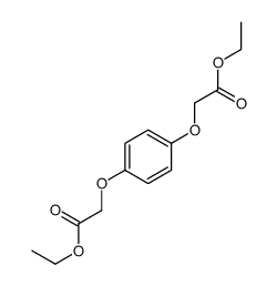 ethyl 2-[4-(2-ethoxy-2-oxoethoxy)phenoxy]acetate结构式