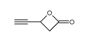 β-ethynyl-β-propiolactone结构式