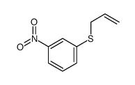 1-nitro-3-prop-2-enylsulfanylbenzene Structure