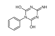 6-amino-3-phenyl-1H-1,3,5-triazine-2,4-dione Structure