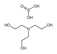 bis(2-hydroxyethyl)ammonium hydrogen sulphite结构式