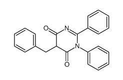 5-benzyl-1,2-diphenylpyrimidine-4,6-dione结构式